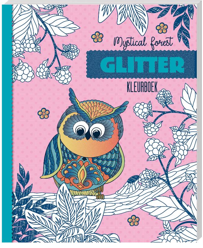 Omslag van Glitter kleurboeken - Mystical Forest