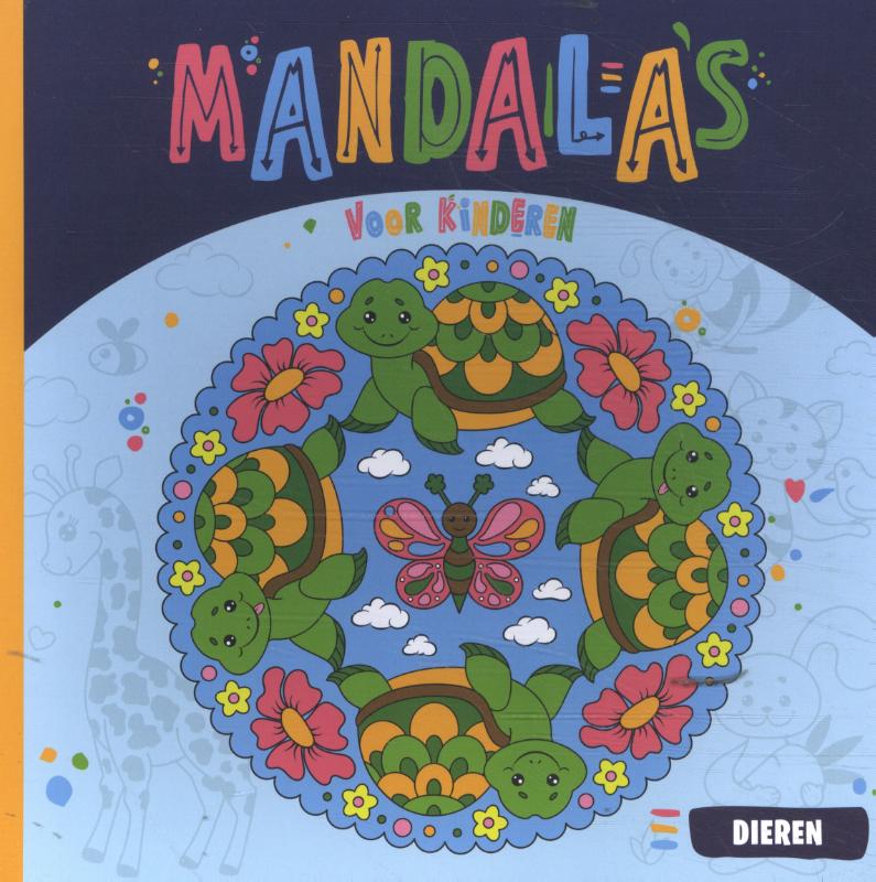 Omslag van Mandala's voor kinderen - Dieren