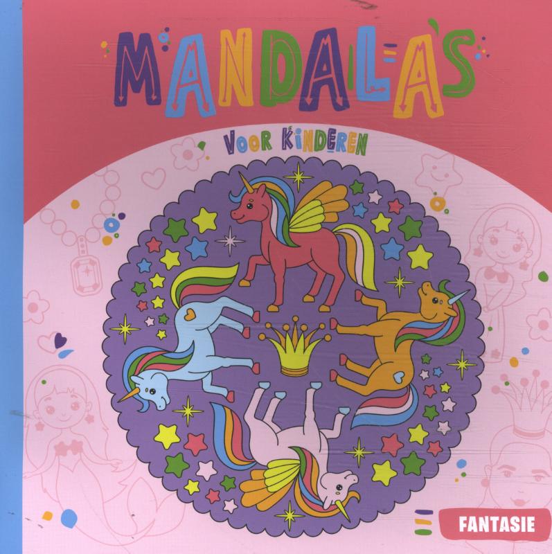 Omslag van Mandala's voor kinderen - Fantasie