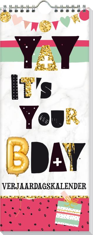 Omslag van Verjaardagskalender It's your birthday