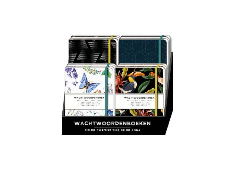 Omslag van Display Wachtwoorden notitieboeken 4T x 3E