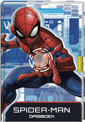 Omslag van Dagboek met slot - Spiderman