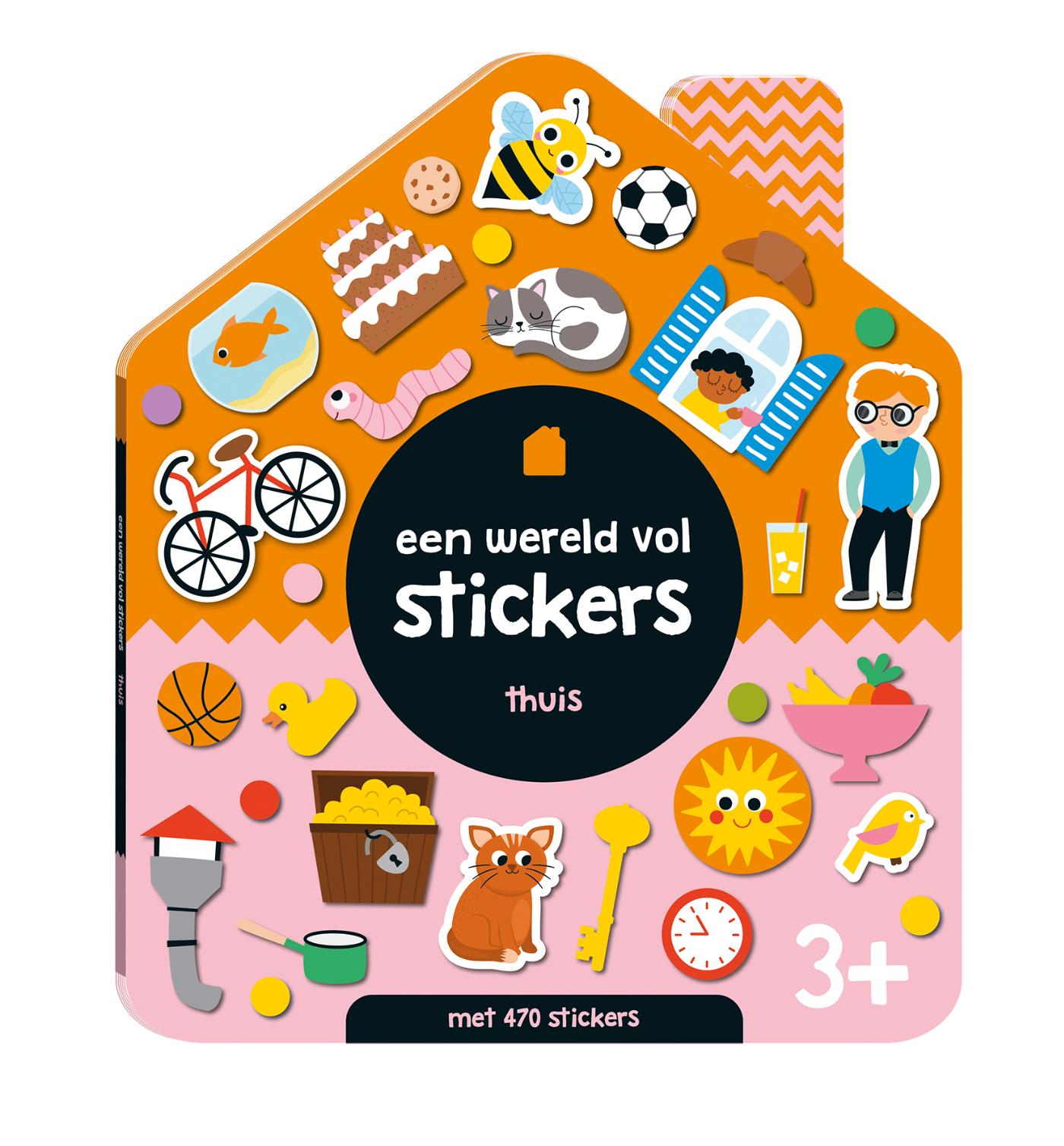 Omslag van Een wereld vol stickers - Thuis