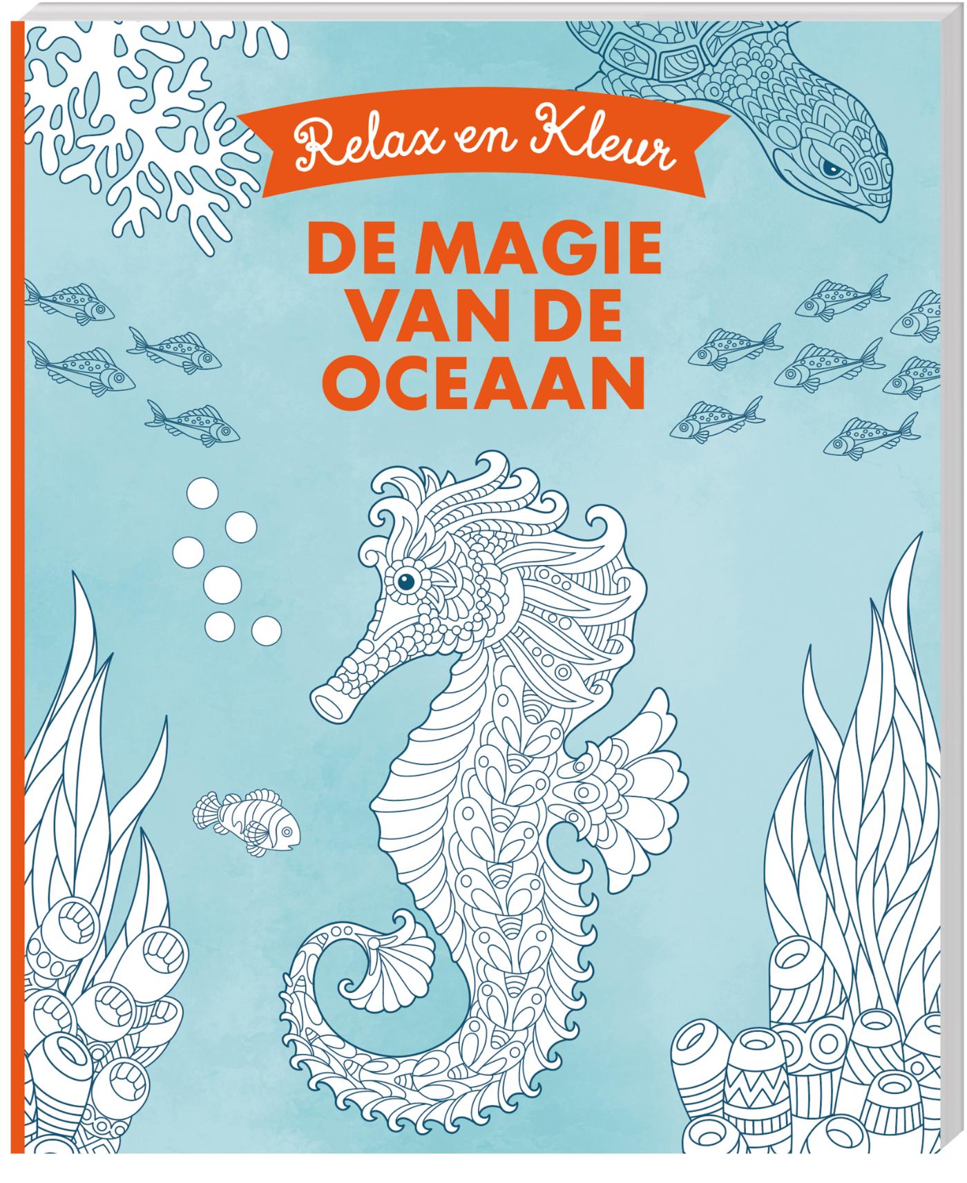 Omslag van Relax en Kleur - De magie van de oceaan