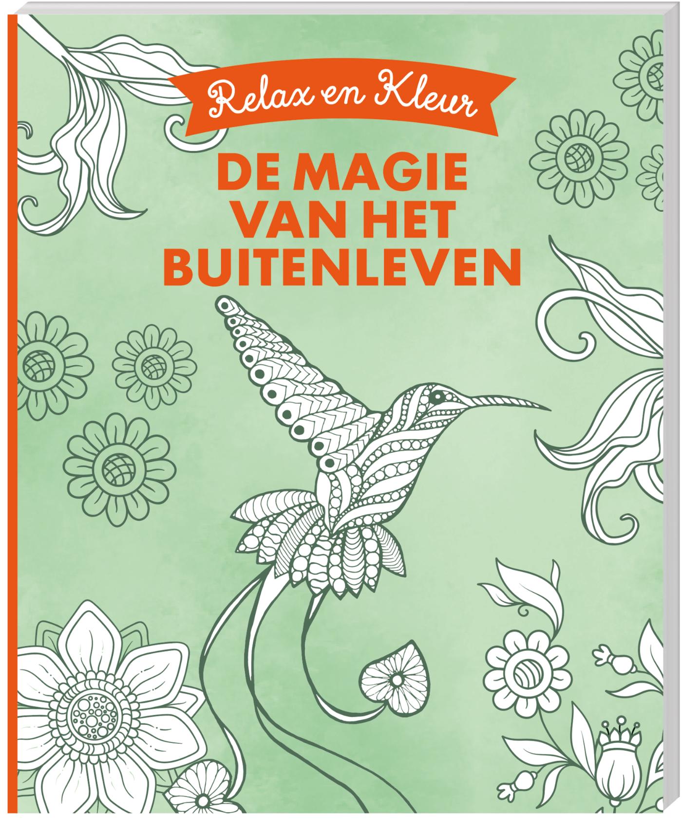 Omslag van Relax en kleur - De magie van het buitenleven