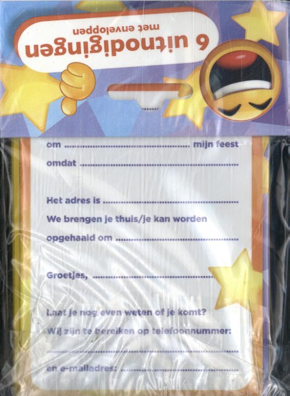 Omslag van Zonnebril - Uitnodiging PK 946 - set van 6