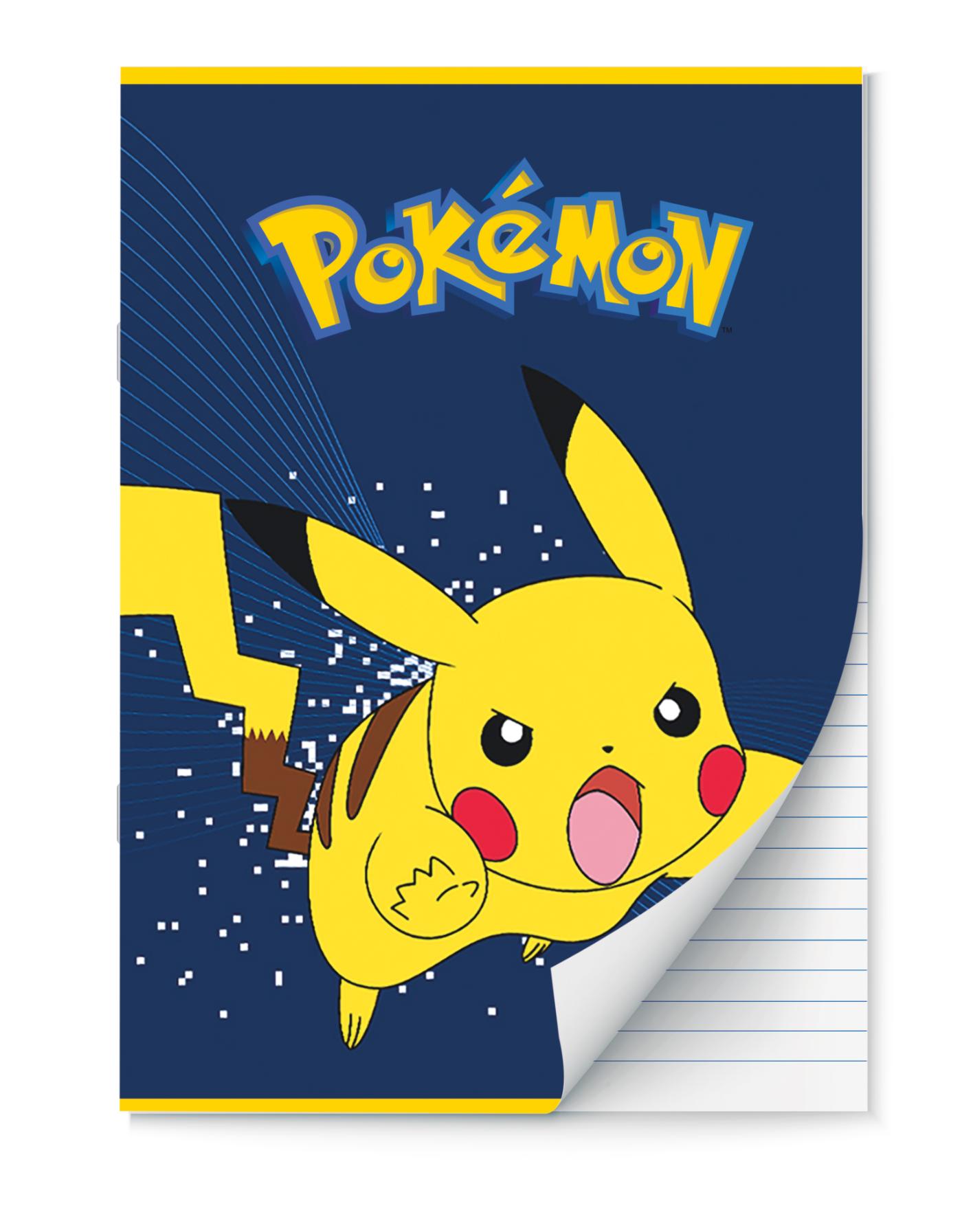 Omslag van Pokemon - A5 schrift lijn - 3 ex. 2 designs - 23 - 24