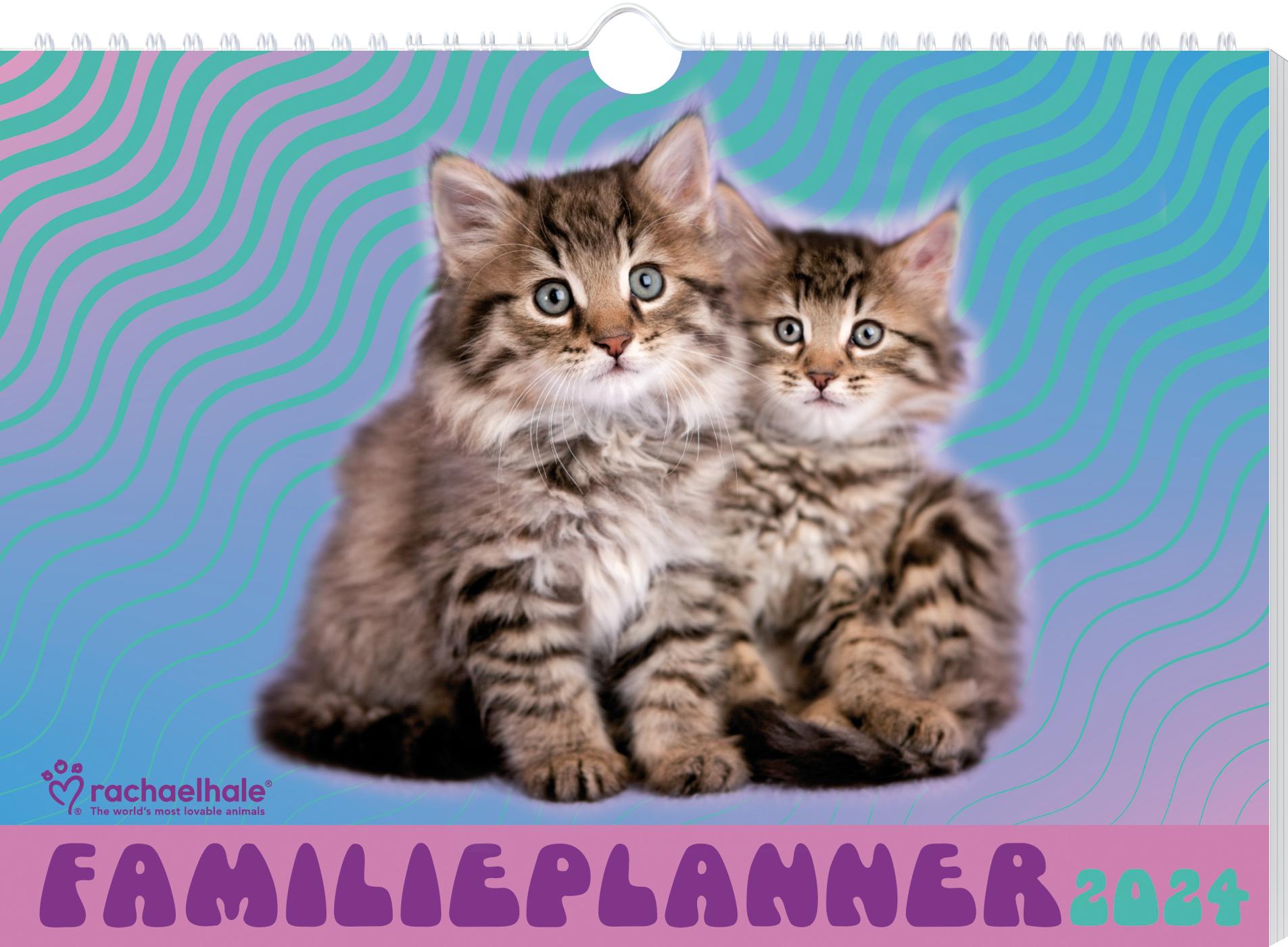 Omslag van Rachael Hale Katten familieplanner - 2024