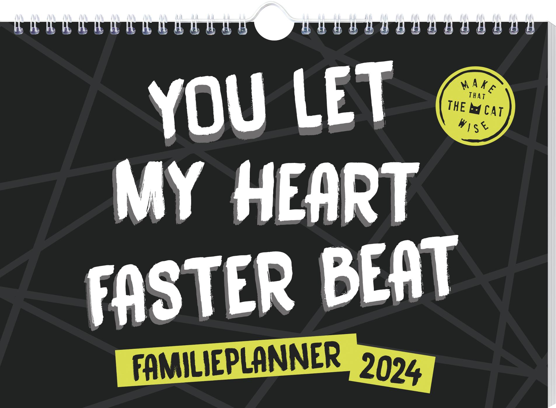 Omslag van Make That The Cat Wise familieplanner- 2024