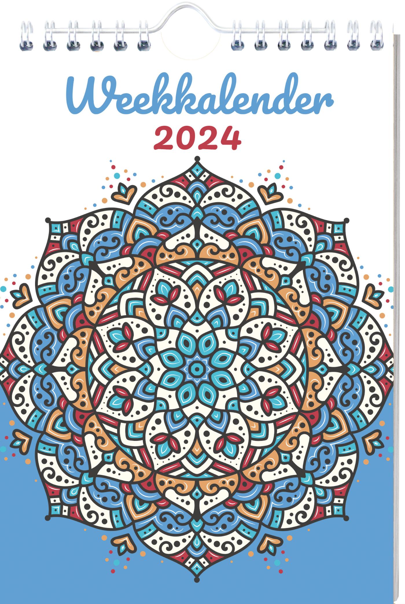 Omslag van Mandala's weekkalender - 2024