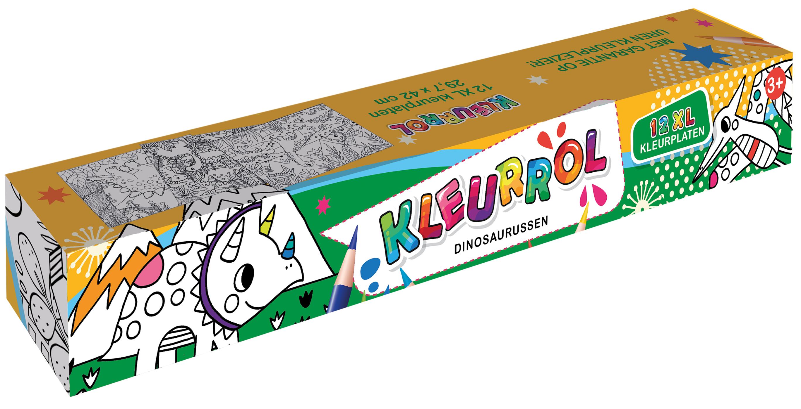 Omslag van Kleurrol XL - Dinosaurussen