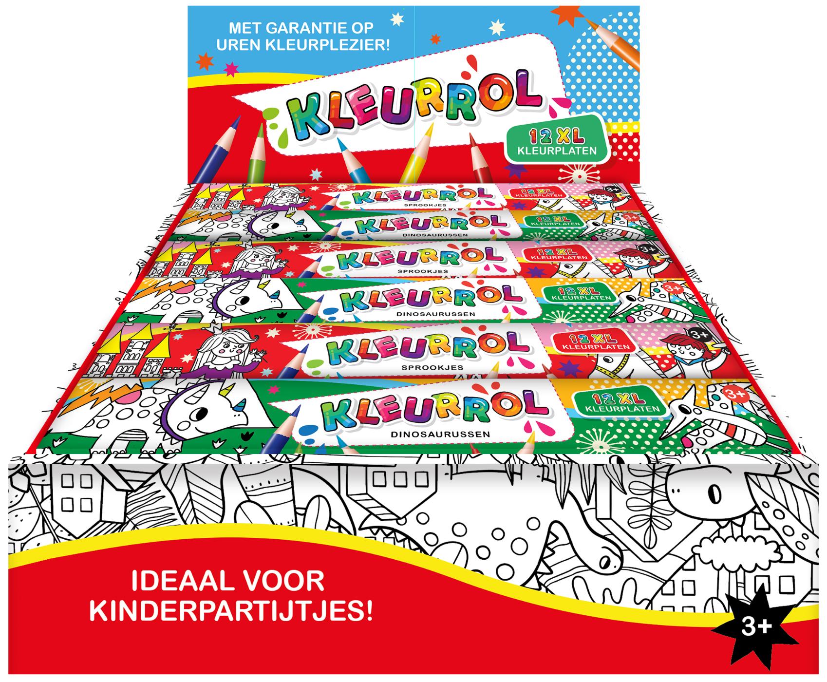 Omslag van Display Kleurrollen XL 2 x 6 ex.