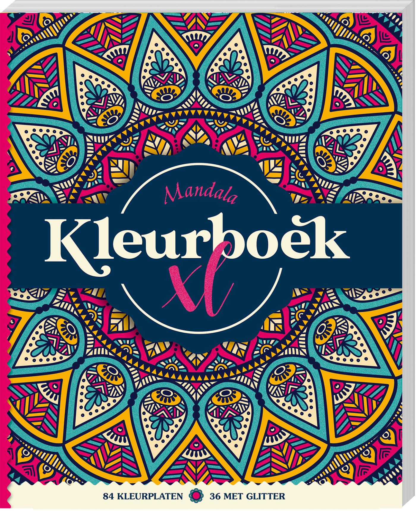 Omslag van Kleurboek XL - Mandala
