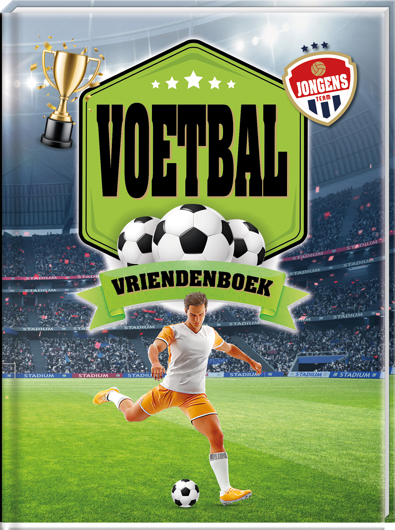 Omslag van Vriendenboek voetbal jongens