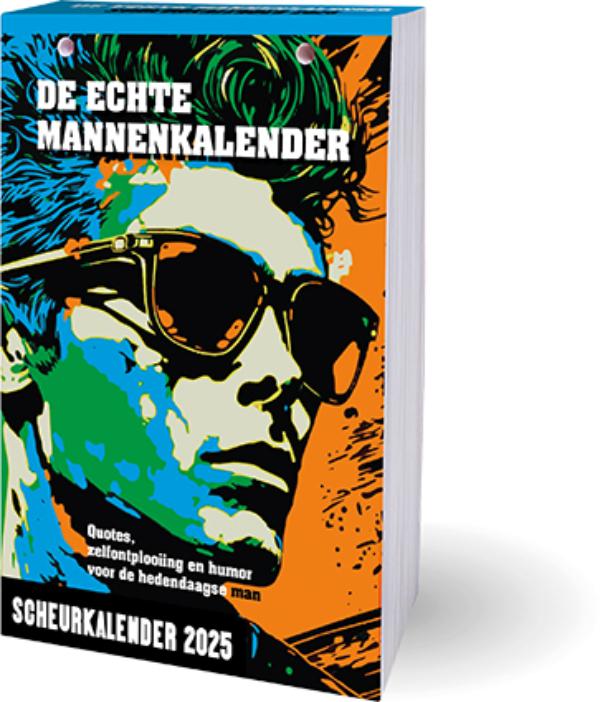 Omslag van De echte mannenkalender - 2025
