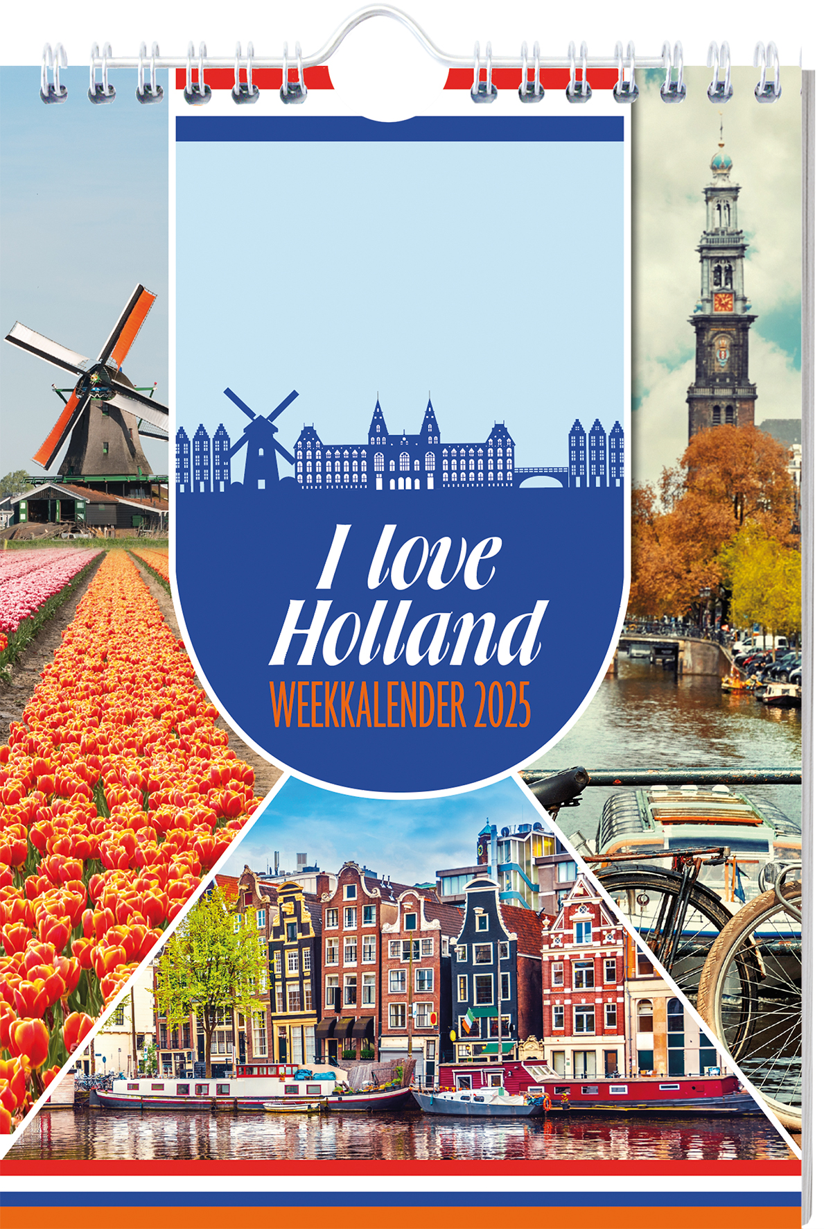 Omslag van I love Holland weekkalender - 2025
