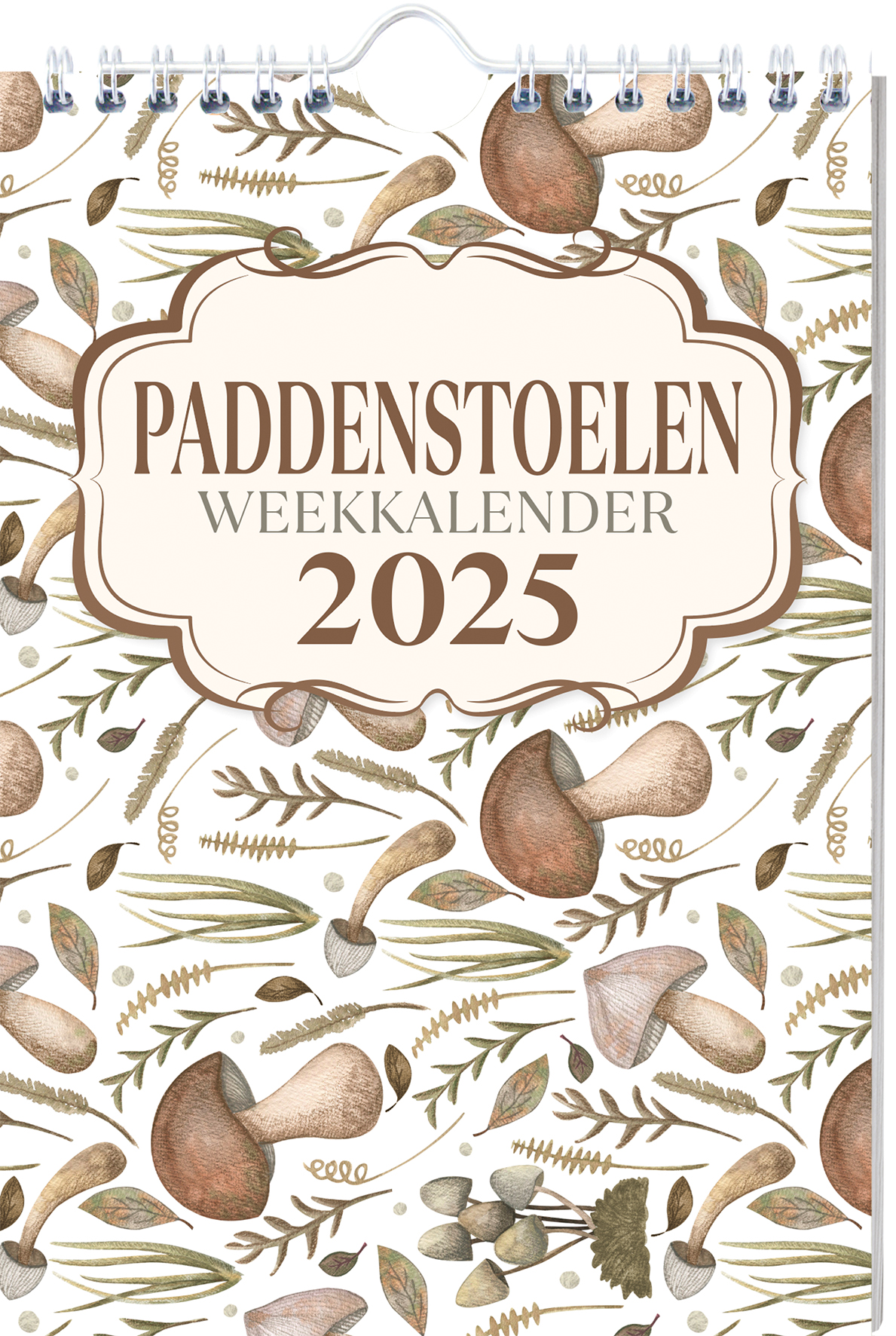 Omslag van Paddenstoelen weekkalender - 2025