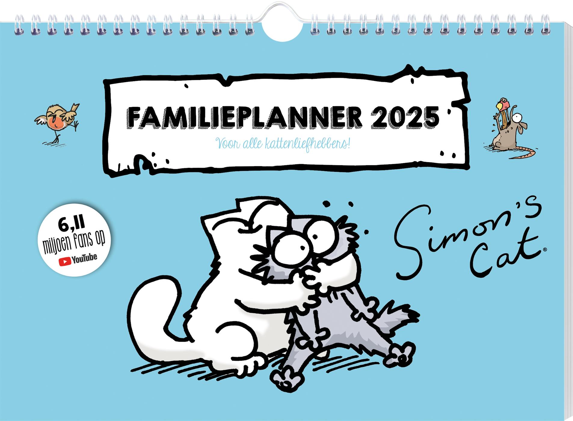 Omslag van Simon's Cat familieplanner - 2025