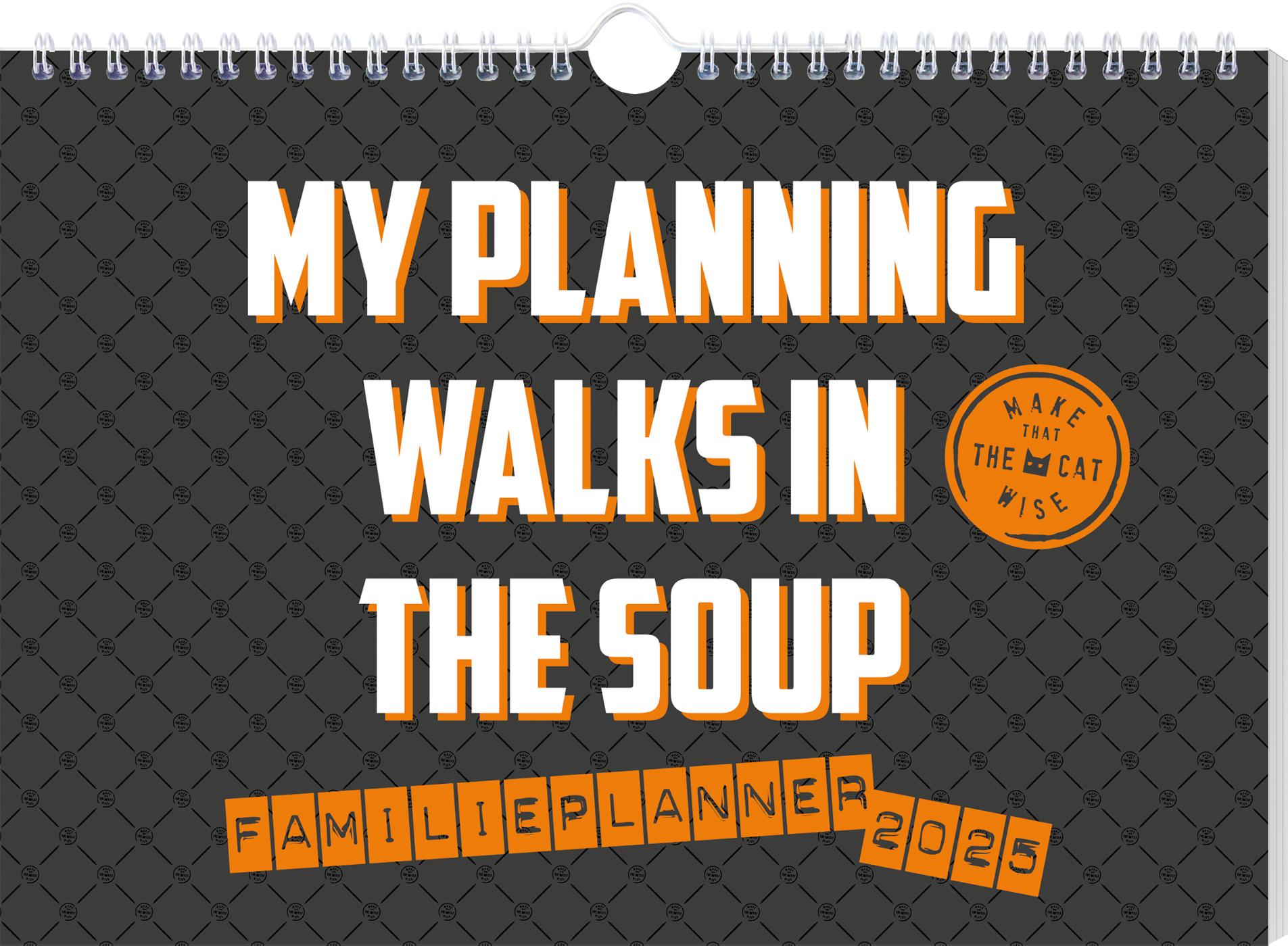 Omslag van Make that the cat wise familieplanner- 2025