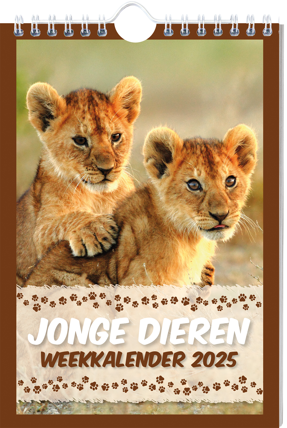 Omslag van Jonge dieren weekkalender - 2025