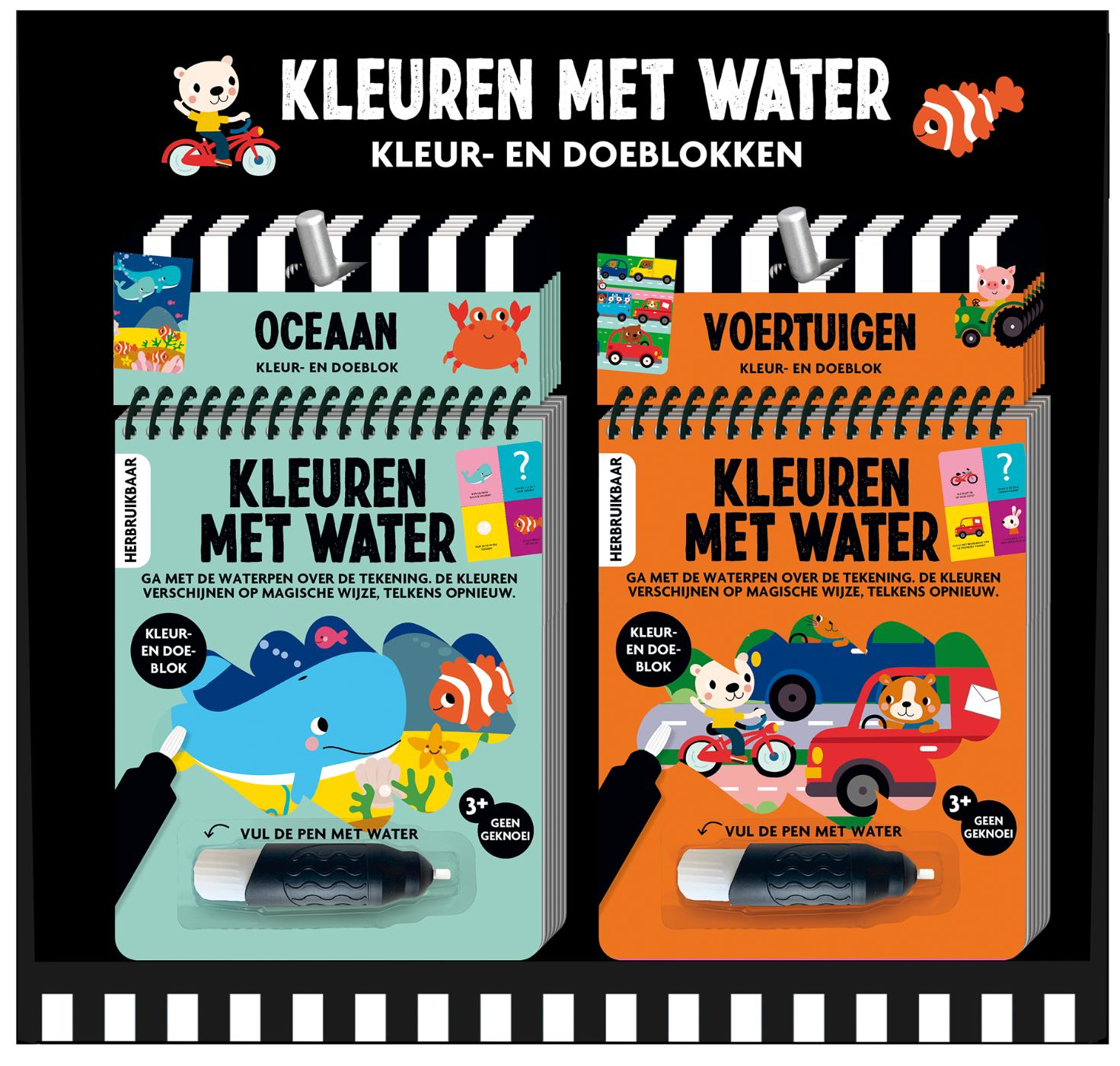 Omslag van Display kleuren met water 4 - 2 x 5 exemplaren