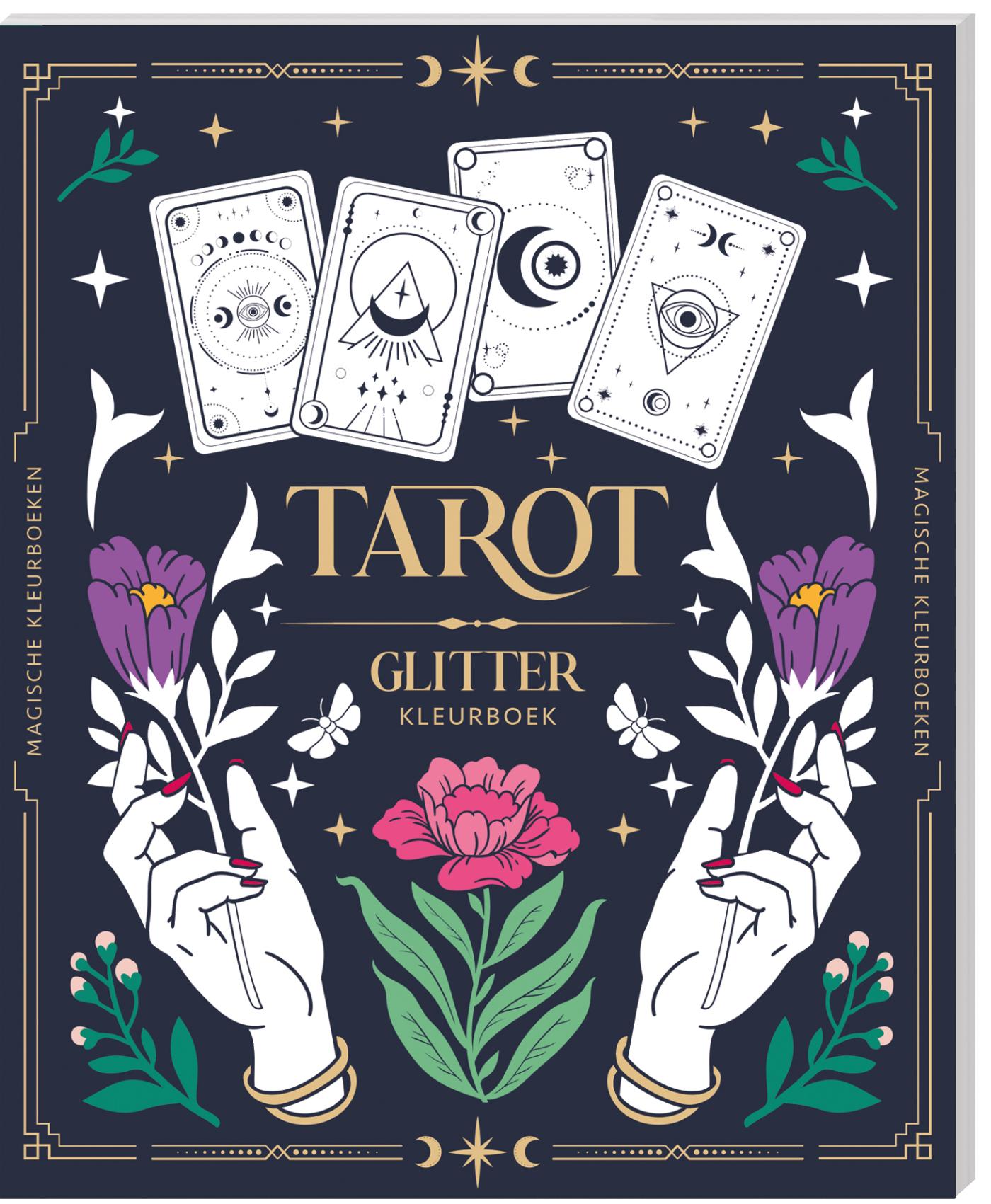 Omslag van Magisch glitterkleurboek - Tarot