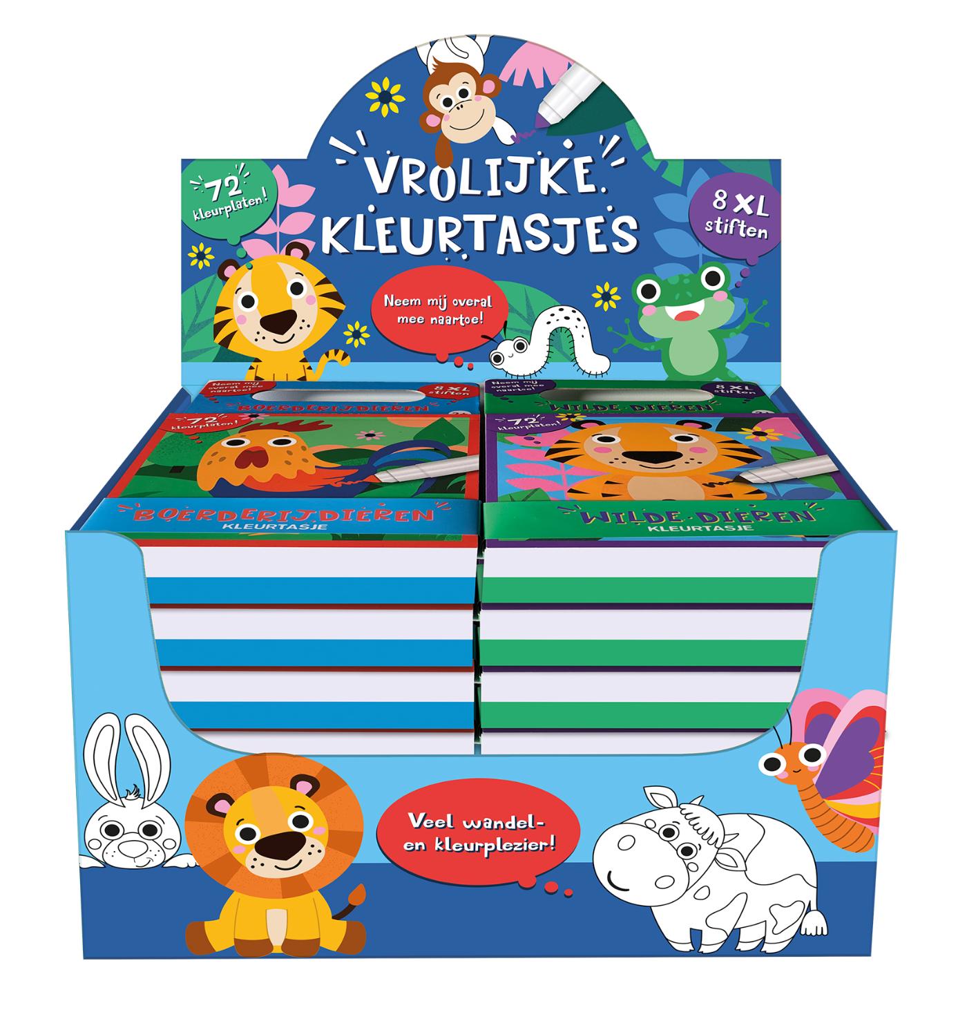 Omslag van Display Kleurtasjes XL 2 x 6 ex.