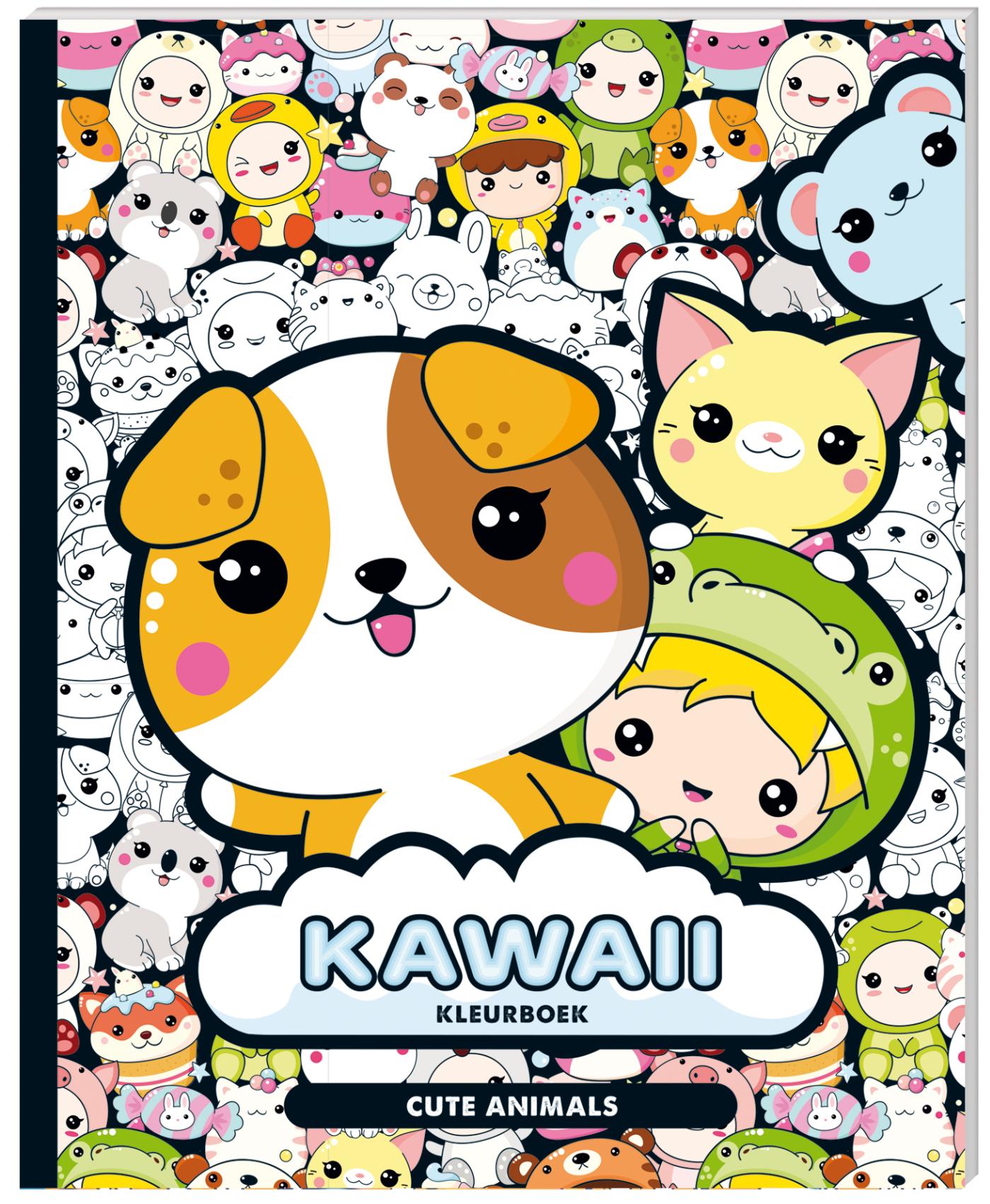 Omslag van Kawaii Kleurboek - Cute Animals
