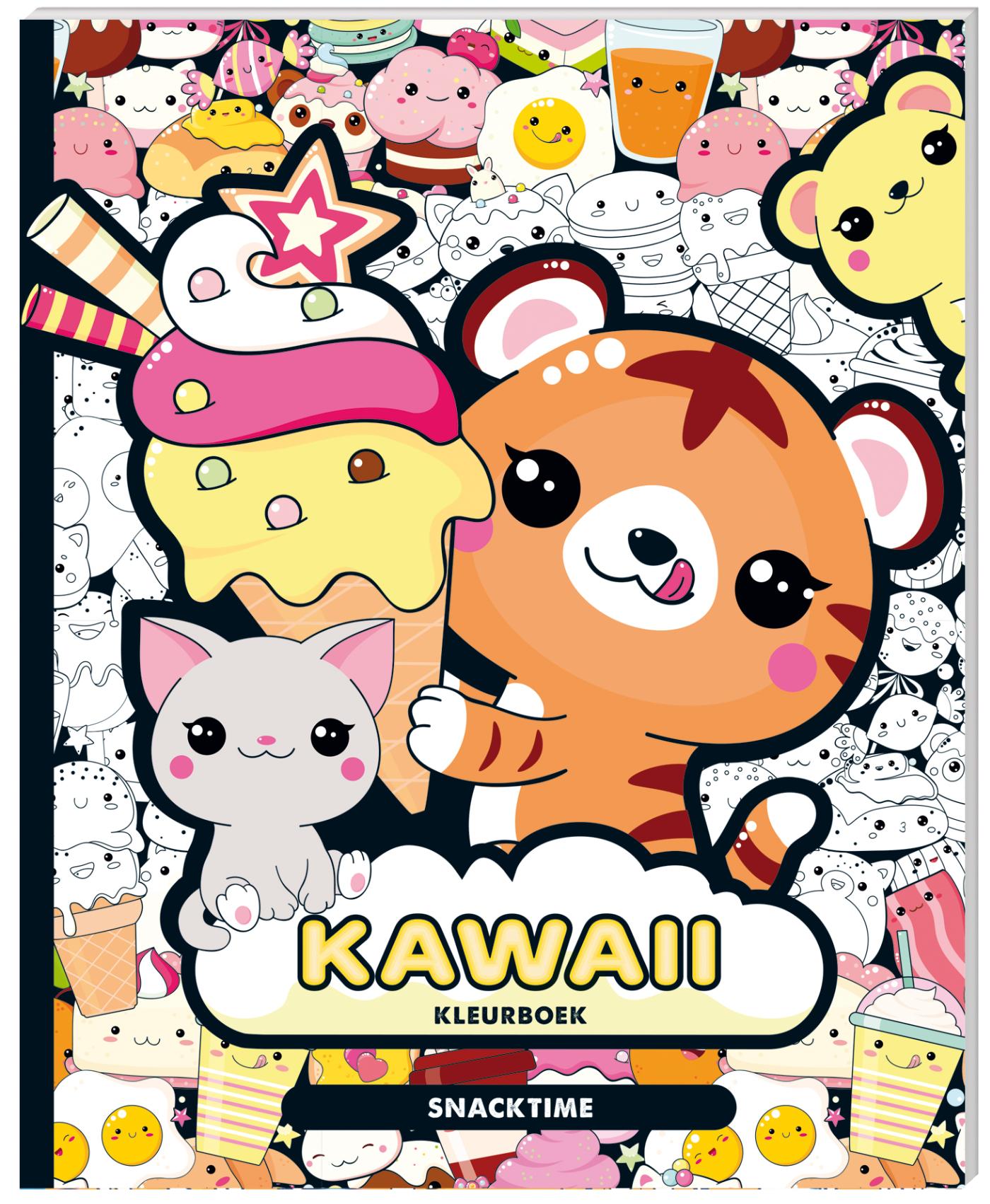Omslag van Kawaii Kleurboek - Snacktime