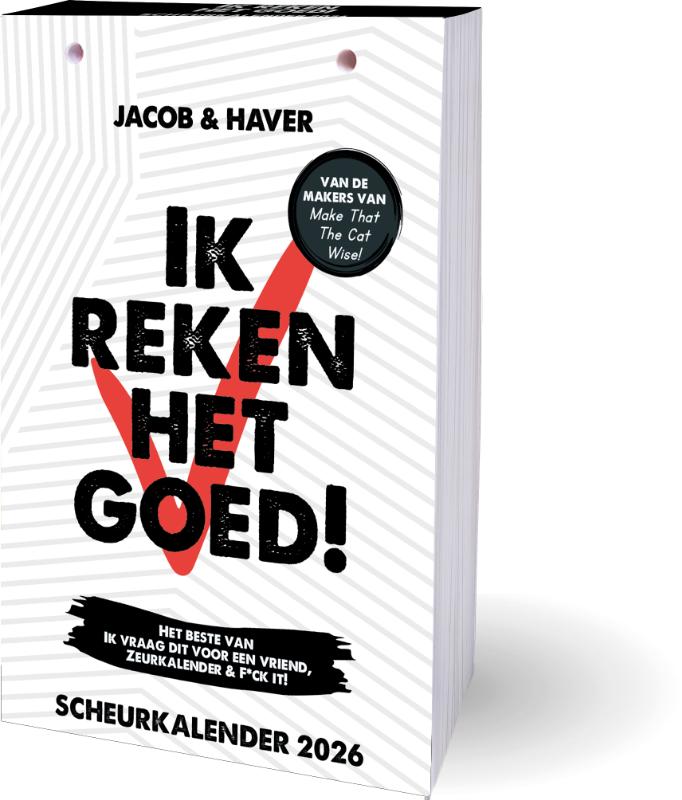Omslag van Ik reken het goed scheurkalender - 2026