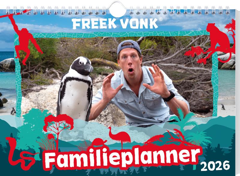 Omslag van Freek Vonk familieplanner - 2026