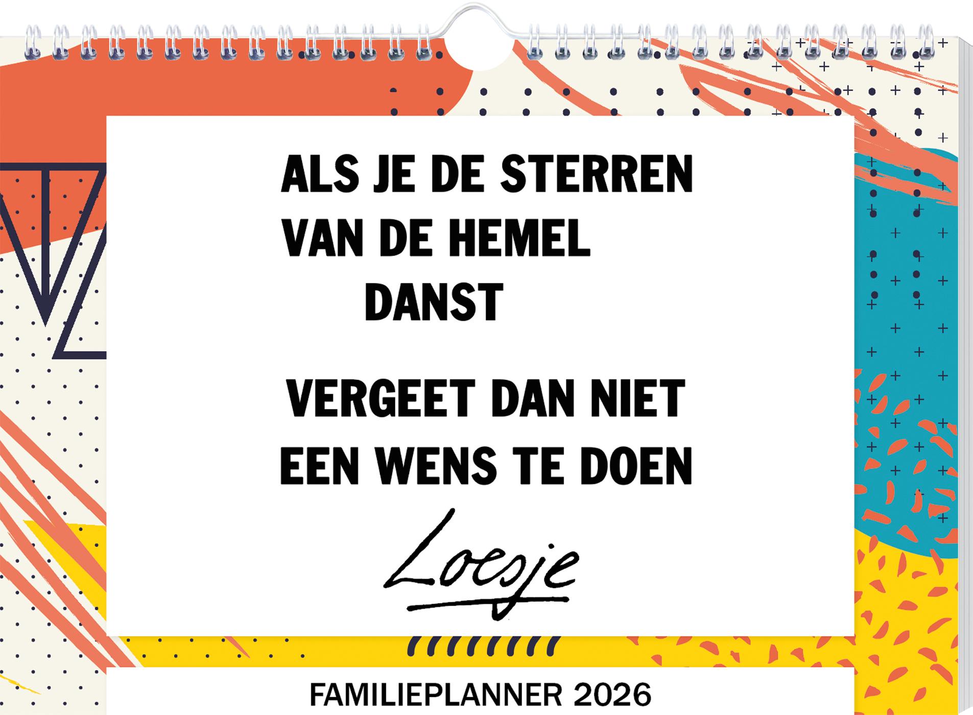 Omslag van Loesje familieplanner - 2026