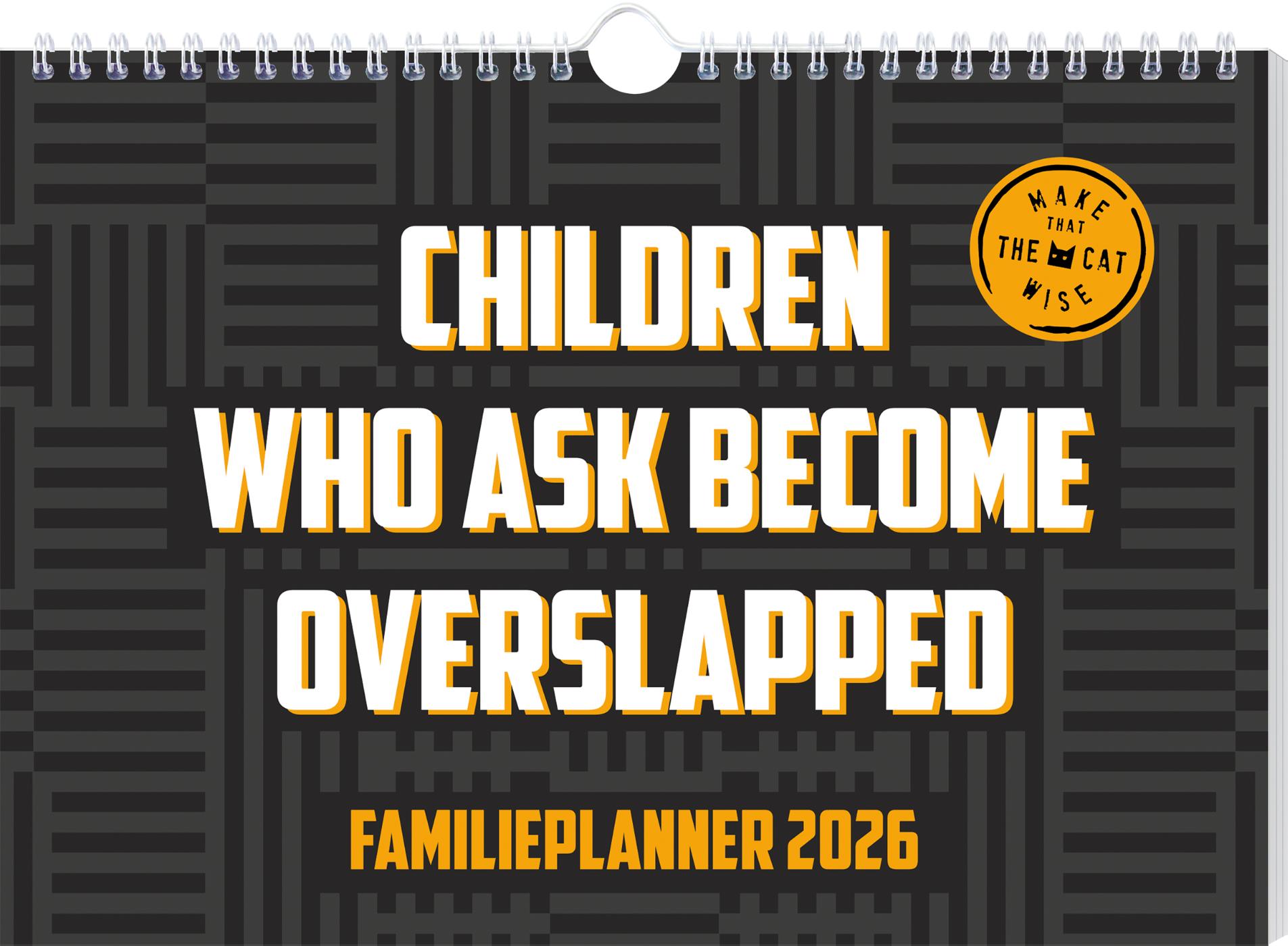 Omslag van Make that the cat wise familieplanner- 2026