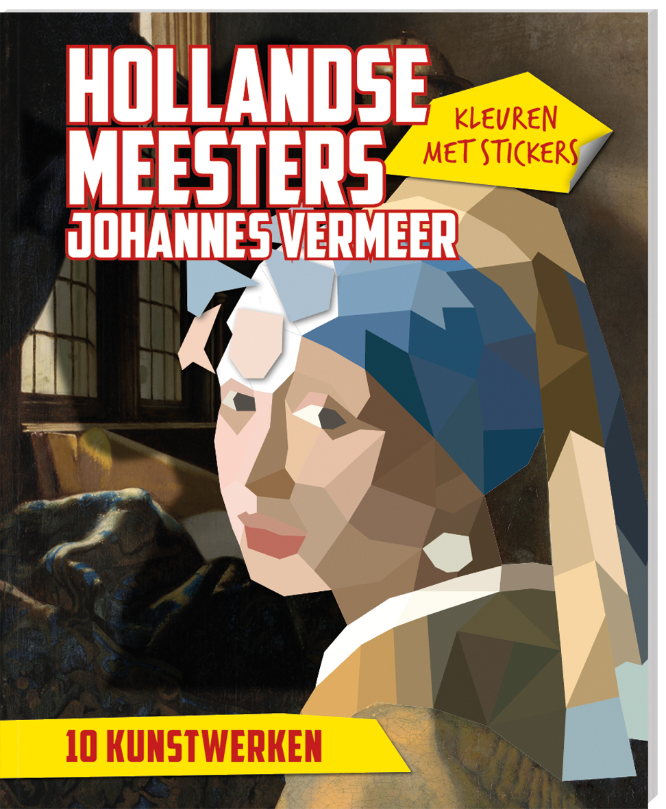 Omslag van Kleuren met stickers - Hollandse Meesters: Johannes Vermeer