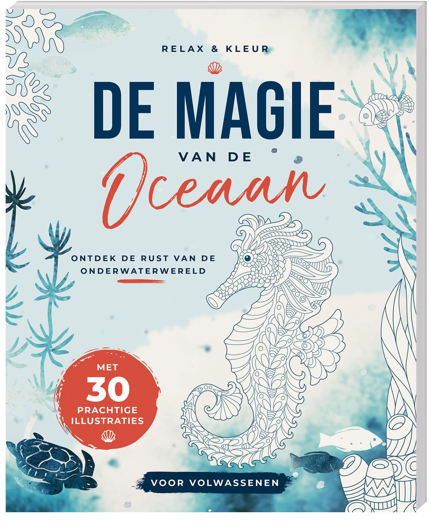 Omslag van Relax en kleur - De magie van de oceaan
