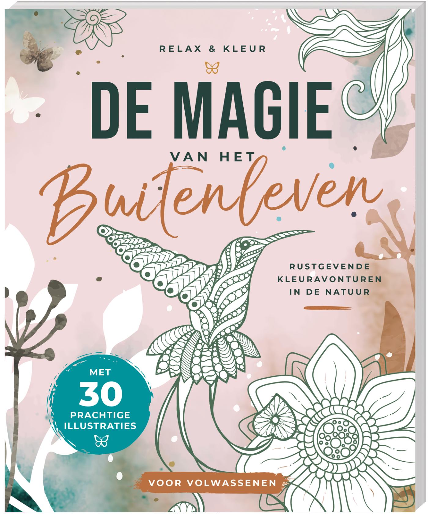 Omslag van Relax en kleur - De magie van het buitenleven