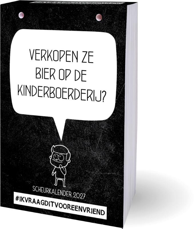 Omslag van Ik vraag dit voor een vriend scheurkalender - 2027