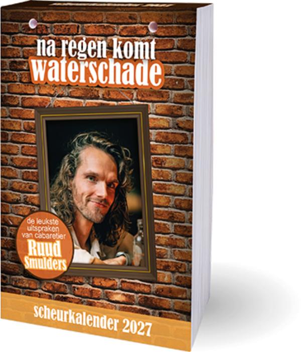 Omslag van Na regen komt waterschade scheurkalender - 2027