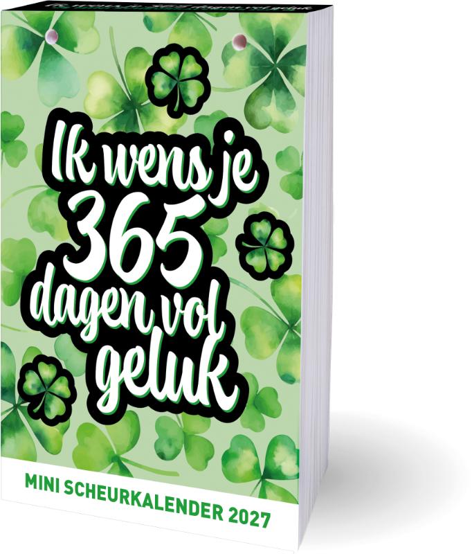 Omslag van Ik wens je 365 dagen vol geluk mini scheurkalender - 2027