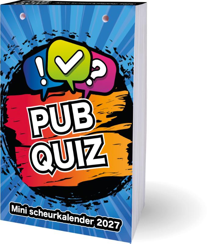 Omslag van Pubquiz mini scheurkalender - 2027