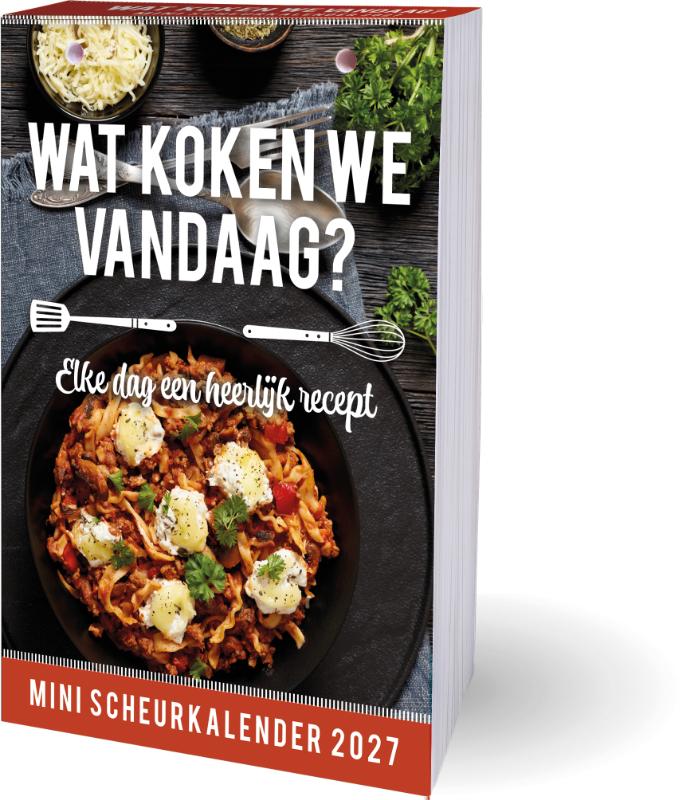 Omslag van Wat koken we vandaag? mini scheurkalender - 2027