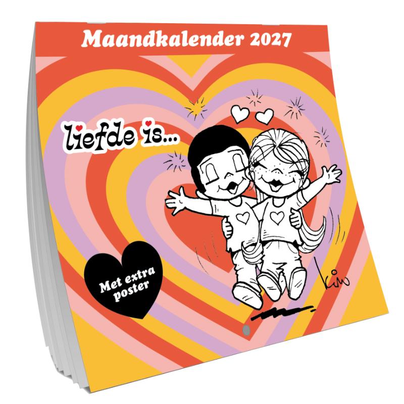 Omslag van Liefde is… maandkalender - 2027