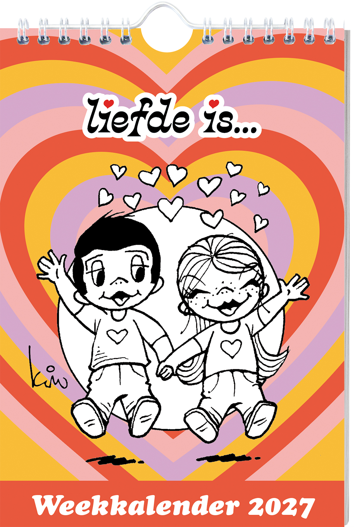 Omslag van Liefde is... weekkalender - 2027