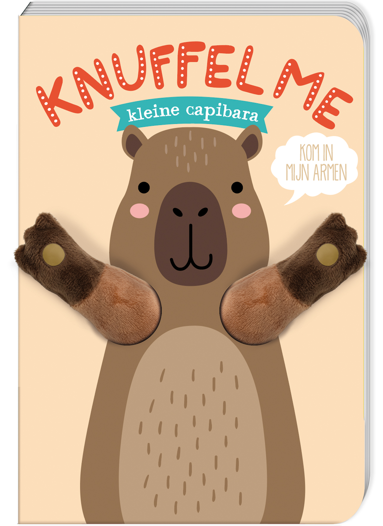 Omslag van Knuffel me - Kleine capibara