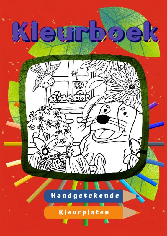 Omslag van Kleurboek - Met heel veel leuke dieren om in te kleuren !