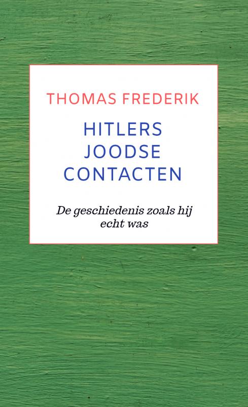 Omslag van HITLERS JOODSE CONTACTEN
