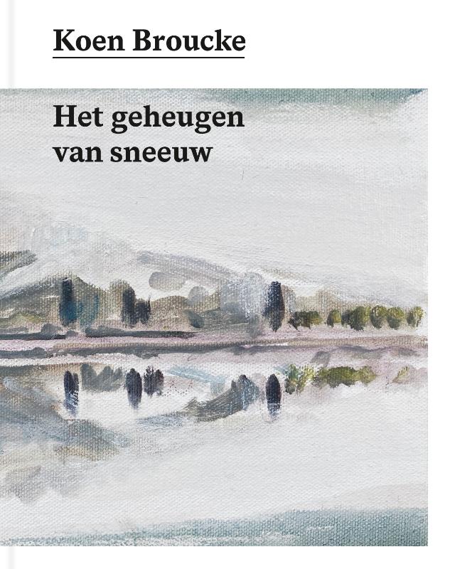 Omslag van Koen Broucke. Het geheugen van sneeuw