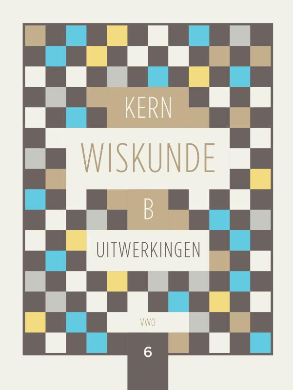 Omslag van KERN Wiskunde uitwerkingenboek vwo 6 wiskunde B