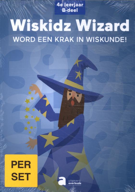 Omslag van Wiskidz Wizard - Werkboeken B - 4e leerjaar (set van 5 ex.)
