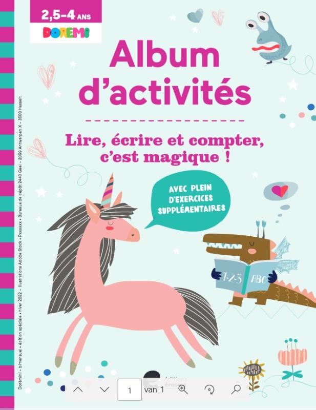 Omslag van Lire, écrire et compter, c'est magique!